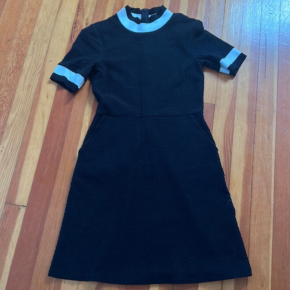 French Connection Black and White Dress
